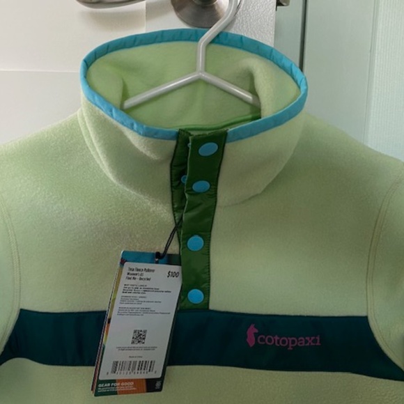 Cotopaxi Teca 1/4 Snap Fleece Pullover sz XS retro colours lightweight - Picture 5 of 16